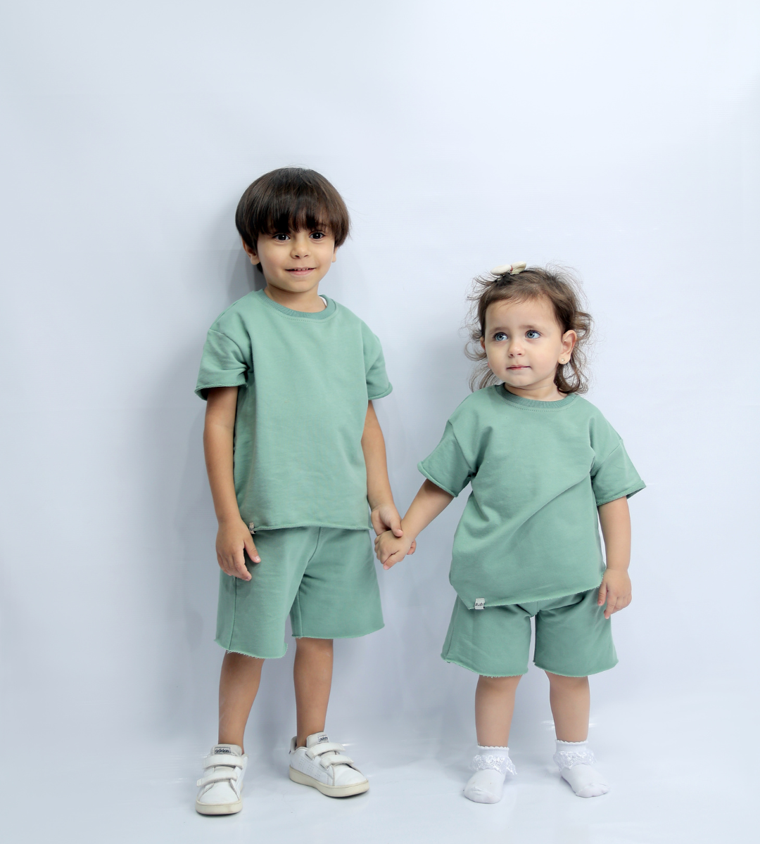 2-Piece Mint oversized tshirt and shorts set